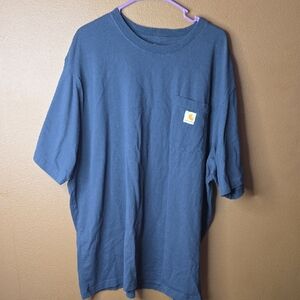 Carhartt Navy Pocket Tee